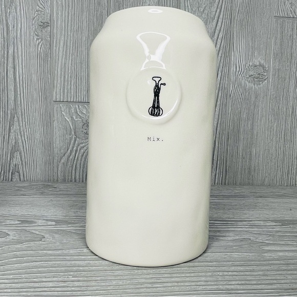 Rae Dunn canister / cookie jar  bundle bake , mix , eat jars with lids ceramic - Picture 13 of 15